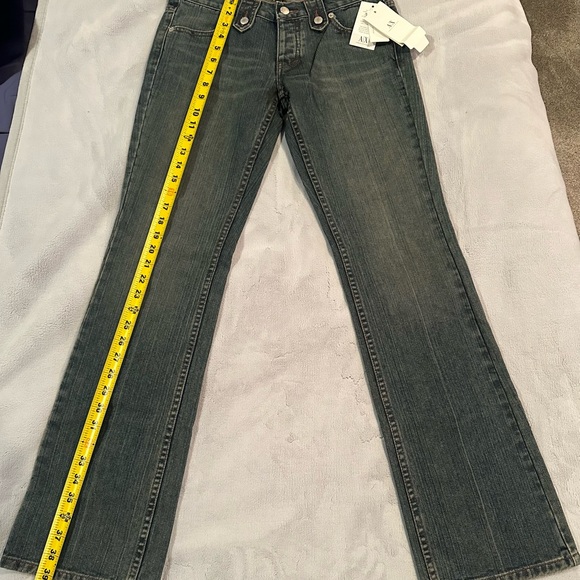 Vintage 90’s Authentic Armani Exchange Flare Bootleg Pants Jeans Size 4 - Picture 8 of 9